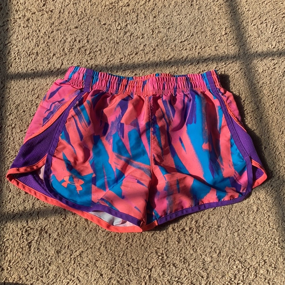 under armour track shorts